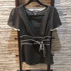 Bebe polka dot top